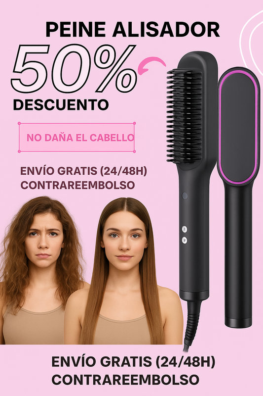 Cepillo Alisador de Cabello Multifuncional